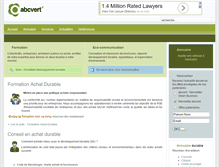 Tablet Screenshot of abcvert.fr